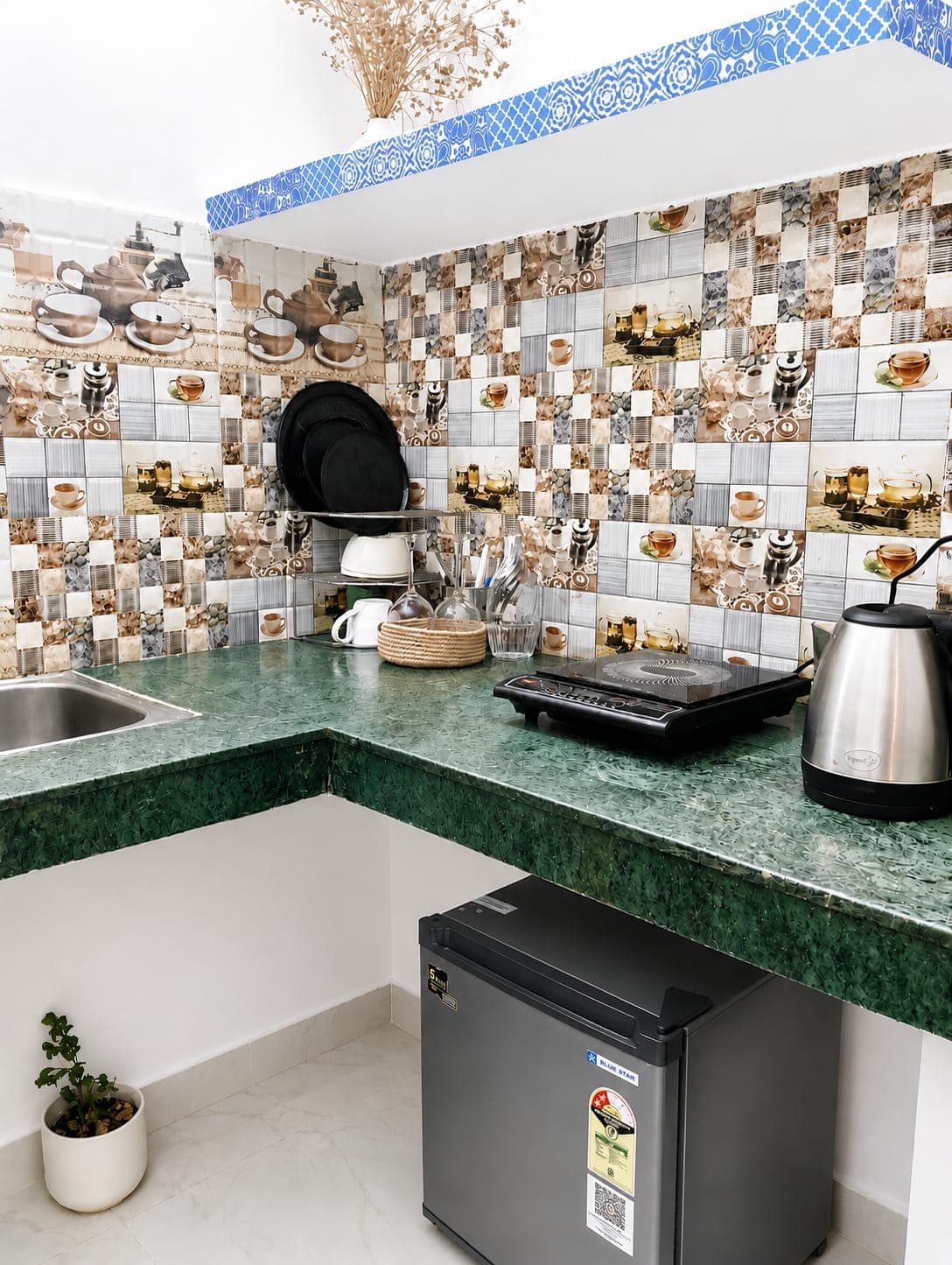 Ganga View fully equipped kitchen